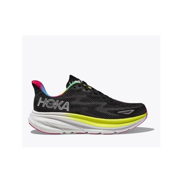 Hoka Womens Clifton 9 BLAB Black/All Aboard