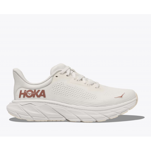 Hoka Women&#39;s Arahi 7 BSG Blanc De Blanc/Rose Gold