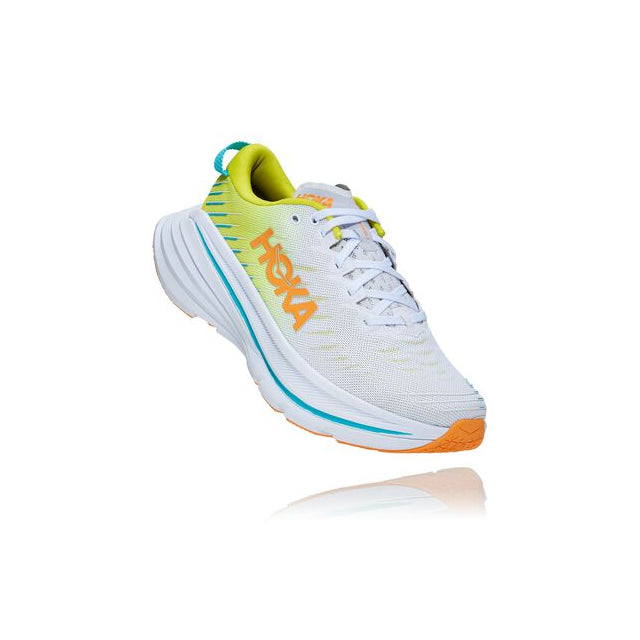 Hoka One One Mens Bondi X White / Evening Primrose