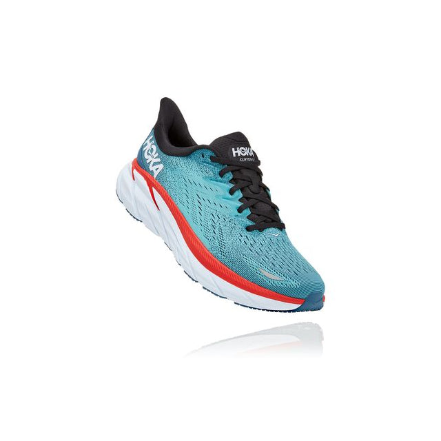 Hoka One One Men&#39;s Clifton 8 - Wide RTAR Real Teal/Aquarelle