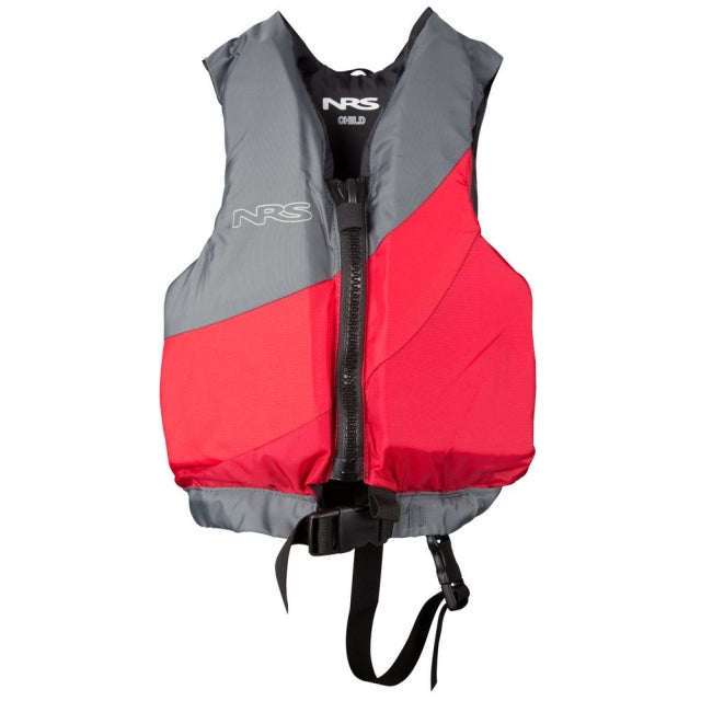 NRS Childs Crew PFD Red/Gray