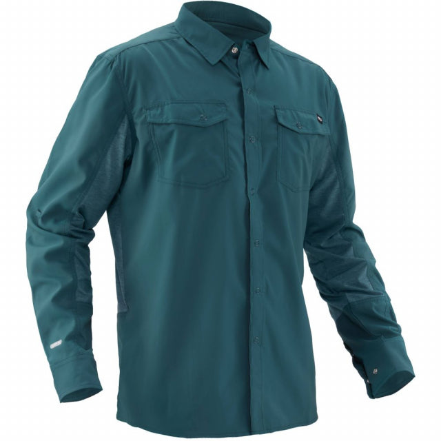 NRS Mens Long-sleeve Guide Shirt Atlantic