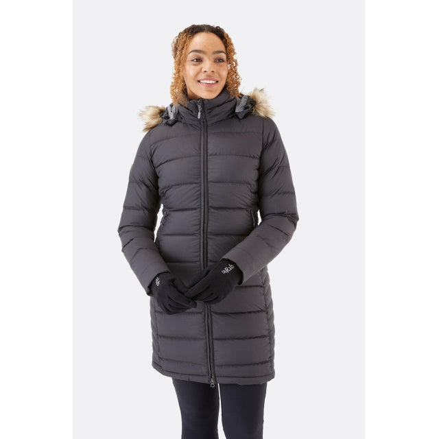 Rab Women&#39;s Deep Cover Down Parka Black