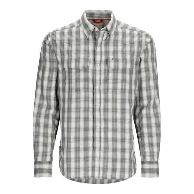 Simms Fishing Mens Big Sky Long Sleeve Fishing Shirt 1072 Exuma Plaid