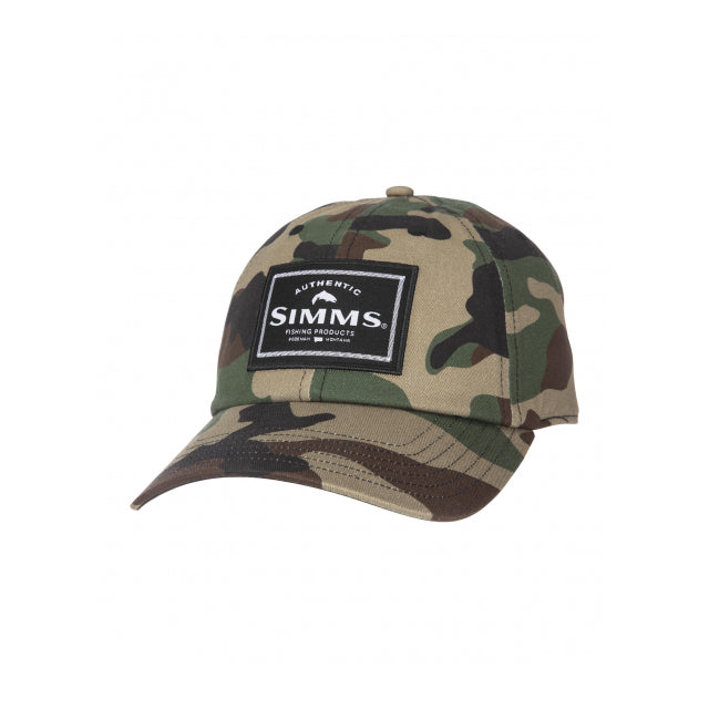 Simms Fishing Single Haul Cap 569 Woodland Camo