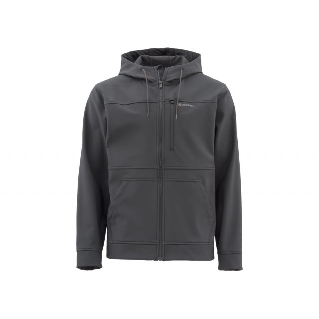 Simms Fishing Mens Rogue Fleece Hoody 005 Raven