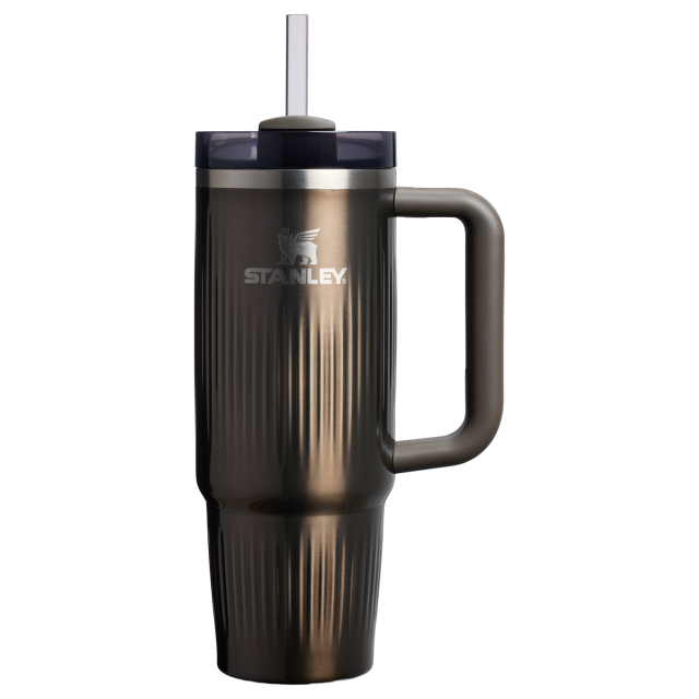 Stanley The Quencher H2.0 Fluted Textured Tumbler 30oz Gunmetal Shine