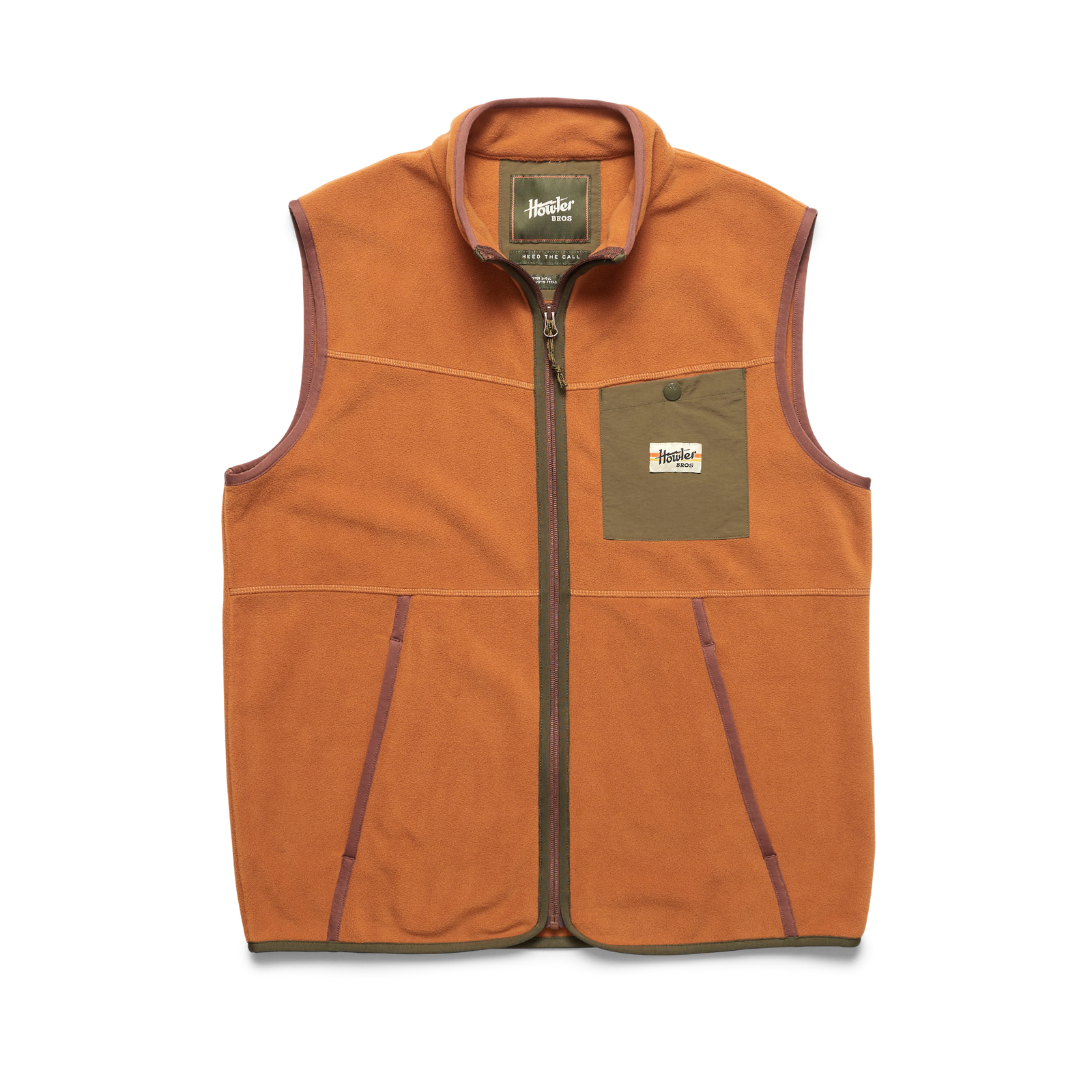 Howler Brothers M Free Range Fleece Vest FOG Fog