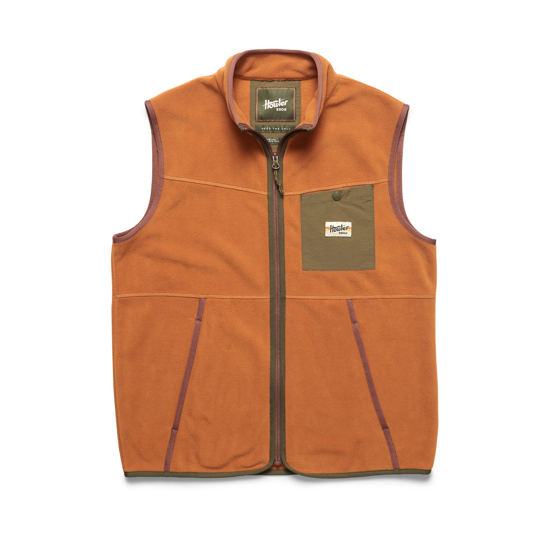 Howler Brothers M Free Range Fleece Vest FOG Fog