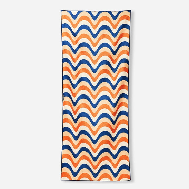 Nomadix Single Sided Print Wave Orange Purple