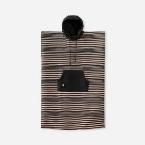 Nomadix Changing Poncho HEST-BLTA Heritage Stripe Black and Tan