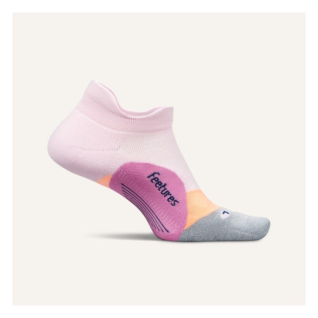 Feetures! Elite Light Cushion No Show Tab Socks 709 Pink Blitz