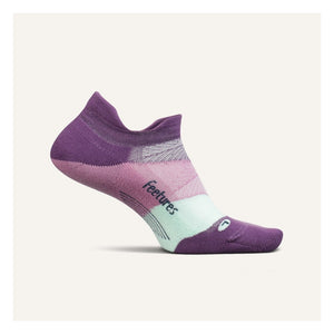 Feetures! Elite Light Cushion No Show Tab Socks 632 Peak Purple