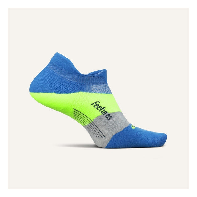Feetures! Elite Light Cushion No Show Tab Socks 636 Boulder Blue