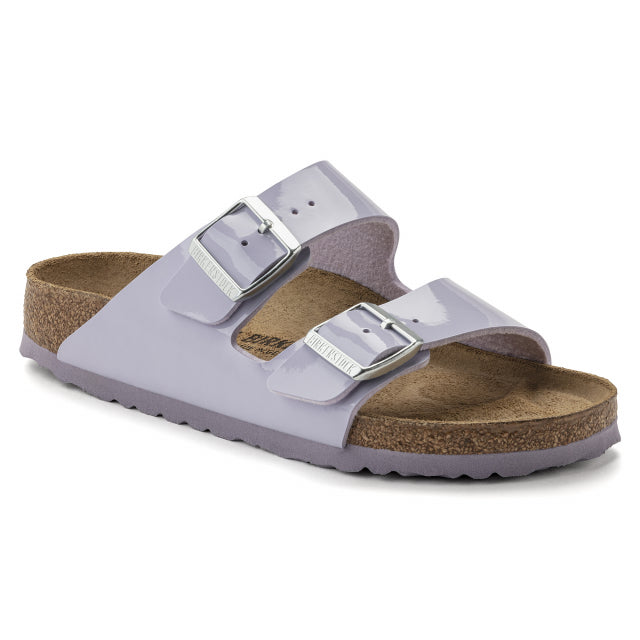 Birkenstock Arizona Birko-Flor Patent Purple Fog