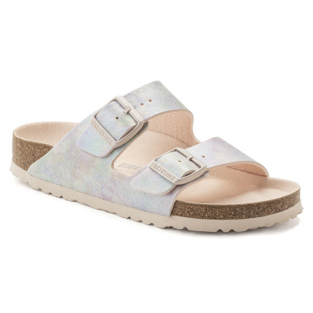 Birkenstock Arizona Vegan Iridescent Rose MF