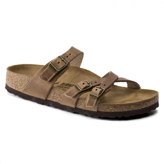 Birkenstock Franca Oiled Leather - Nar Tobacco