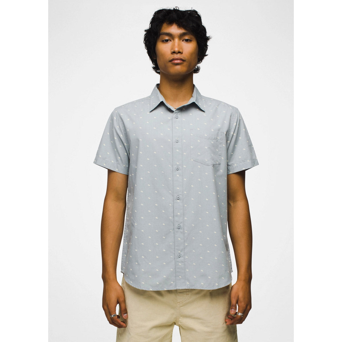 Prana Men's Tinline Shirt Quarry Cloud