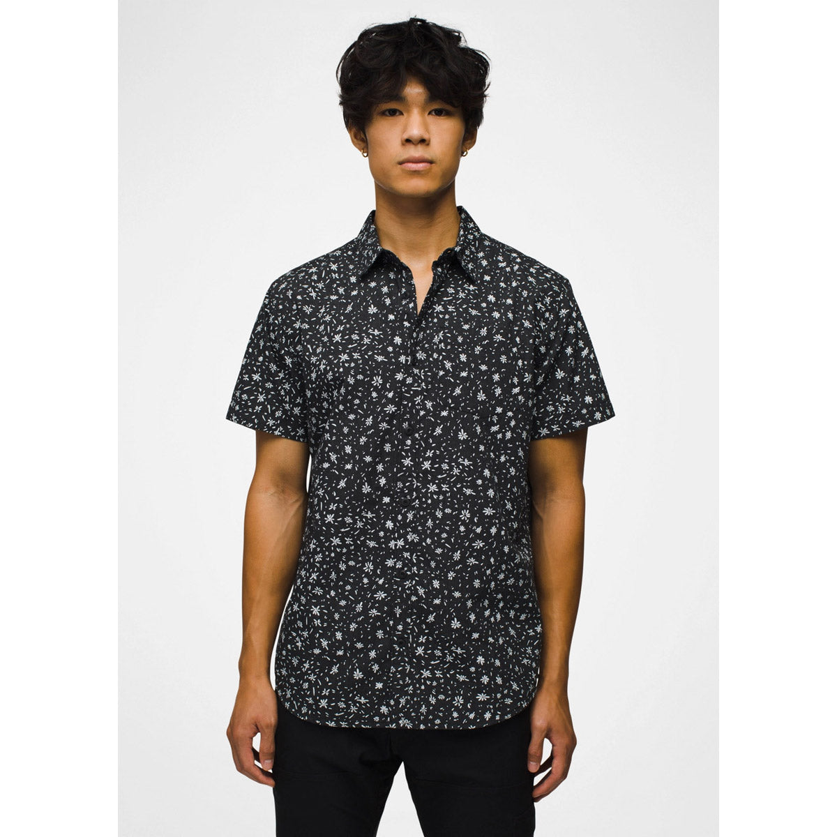 Prana Men's Stimmersee Shirt Black Above