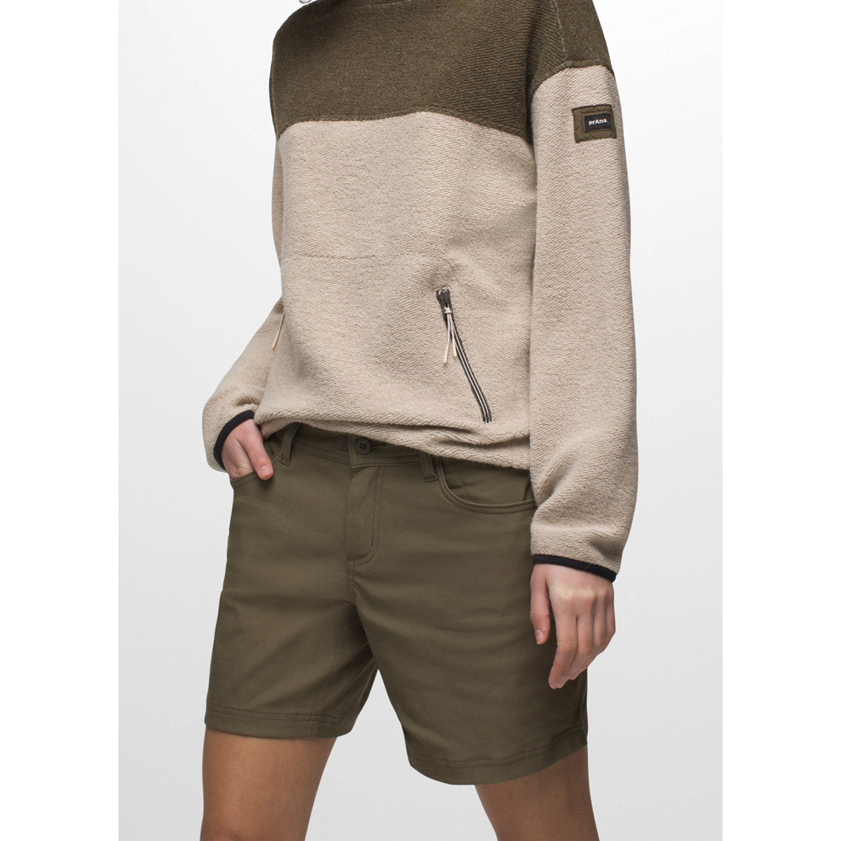 Prana Women's Halle Shorts II - 5" Inseam Slate Green