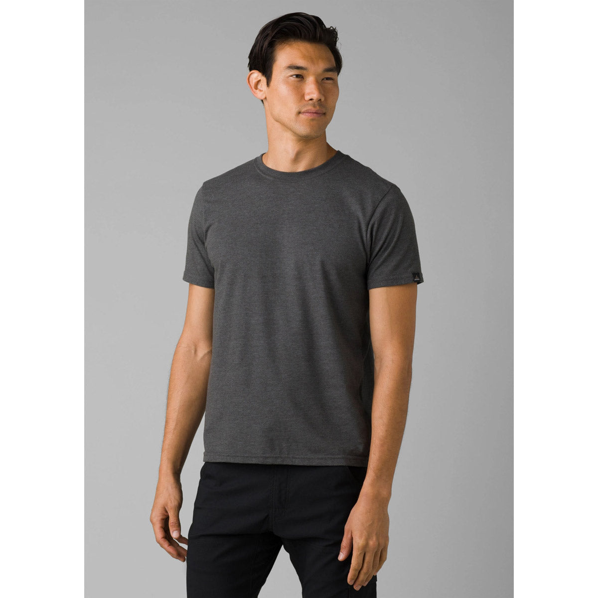 Prana Men's prAna Crew T-Shirt Charcoal Heather