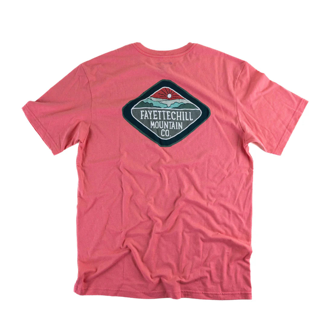 Fayettechill Men's Mountain Club Short Sleeve Coral