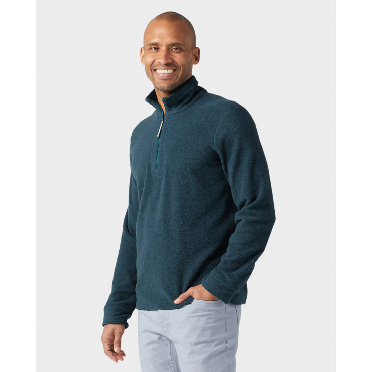 Stio Men&#39;s Turpin Fleece Half Zip Midnight Hour