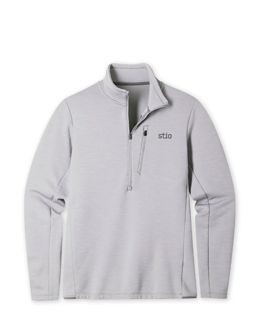 Stio Men's Glide Power Stretch Half Zip Alloy Heather
