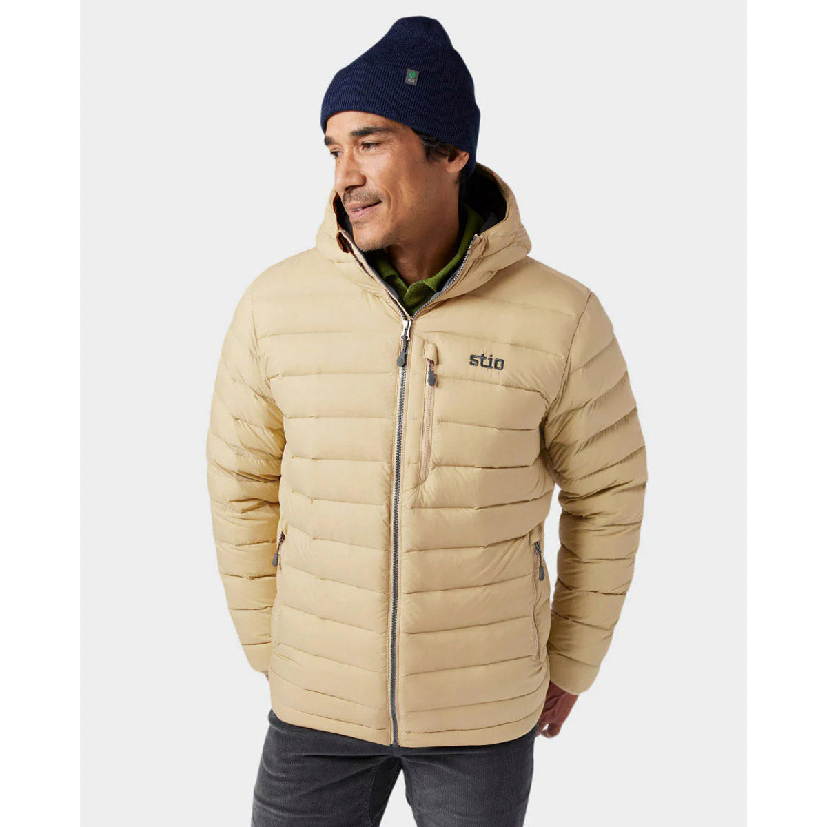 Stio Men's Hometown Down Hooded Jacket Ranch Road