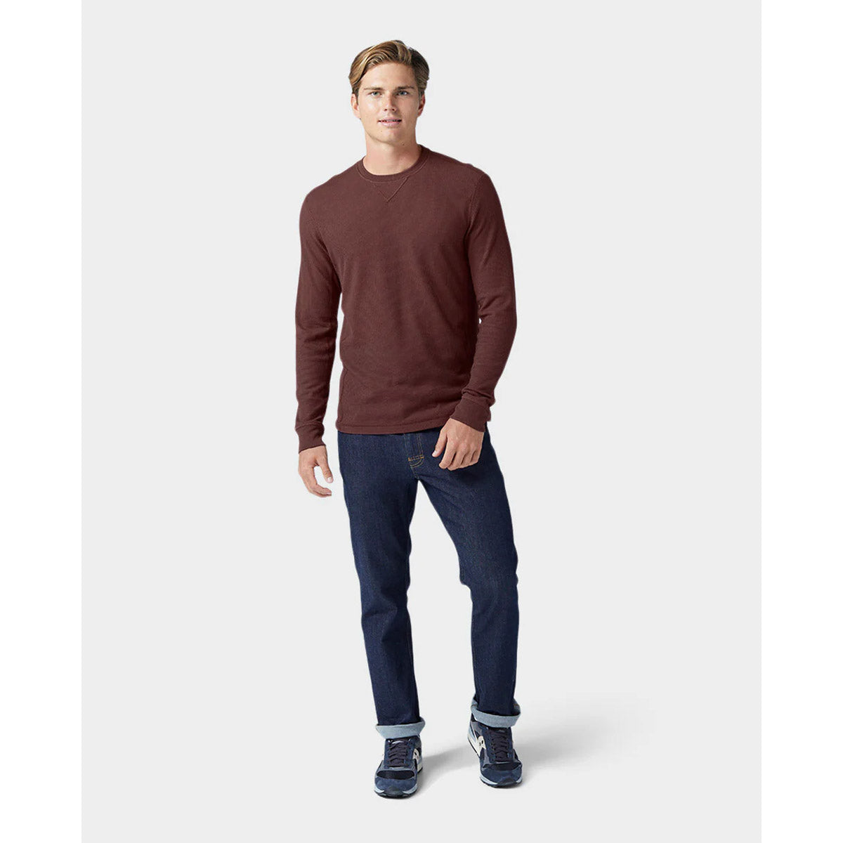 Stio Men's Wister Waffle Long Sleeve odge Beam / L