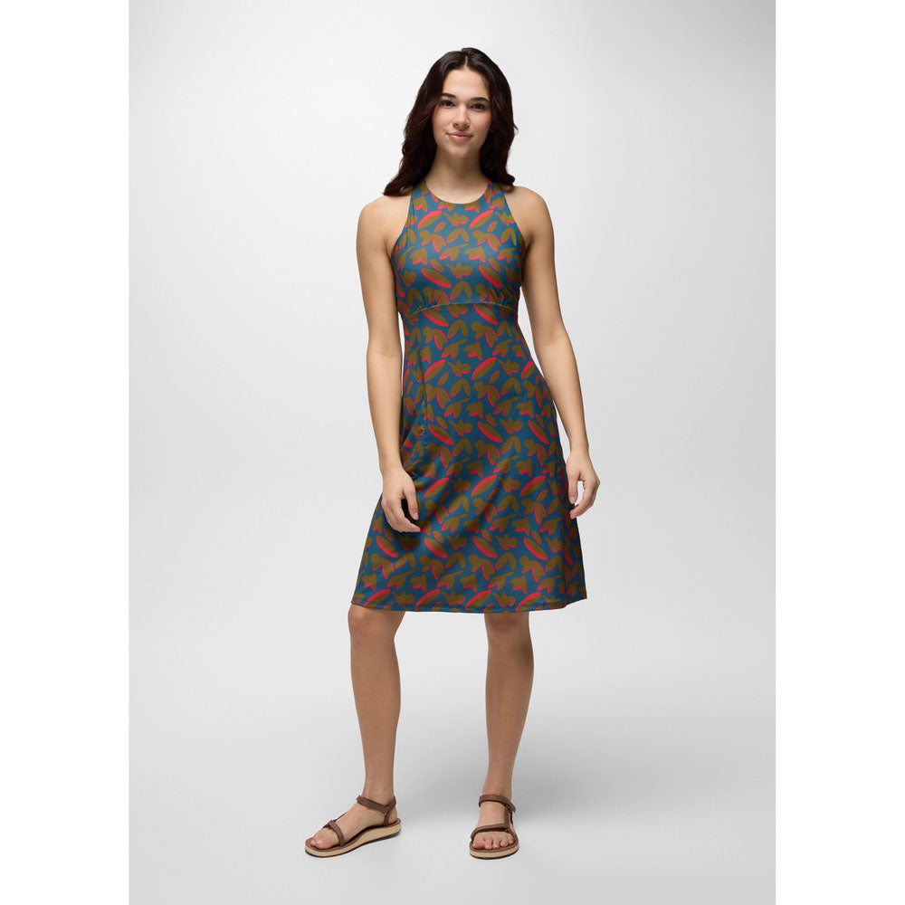 Prana Womens Jewel Lake Summer Dress Catalina Indo Disco