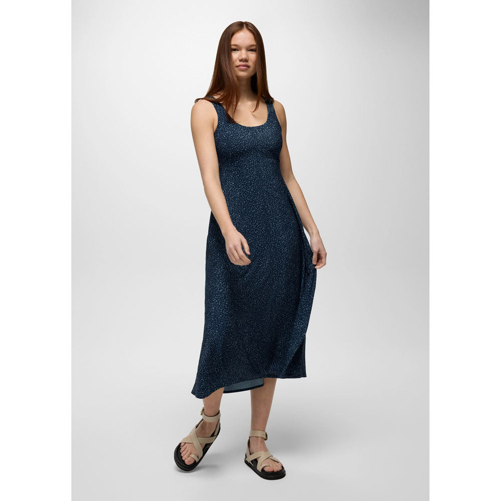 Prana Womens Lata Beach Dress Stormy Night Sharkstooth
