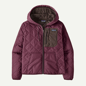 Women's Diamond Quilted Bomber Hoody