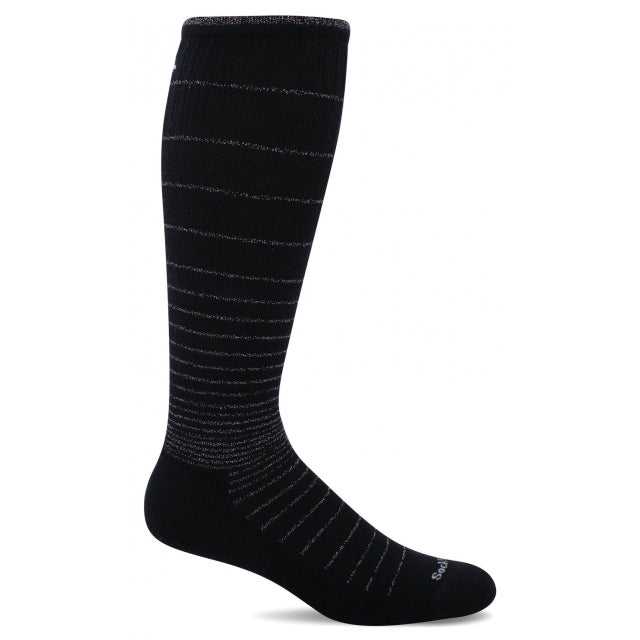 Sockwell Women&#39;s Circulator Graduated Compression Socks 902 Black/Sparkle