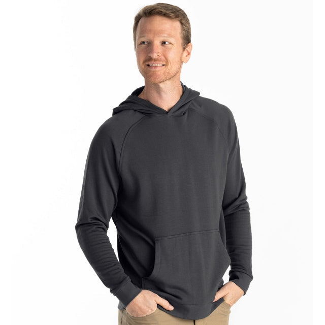 Free Fly Apparel Mens Bamboo Lightweight Fleece Hoodie 673 Red Currant