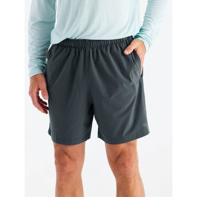 Free Fly Apparel Mens Breeze Short - 6 325 Storm Cloud