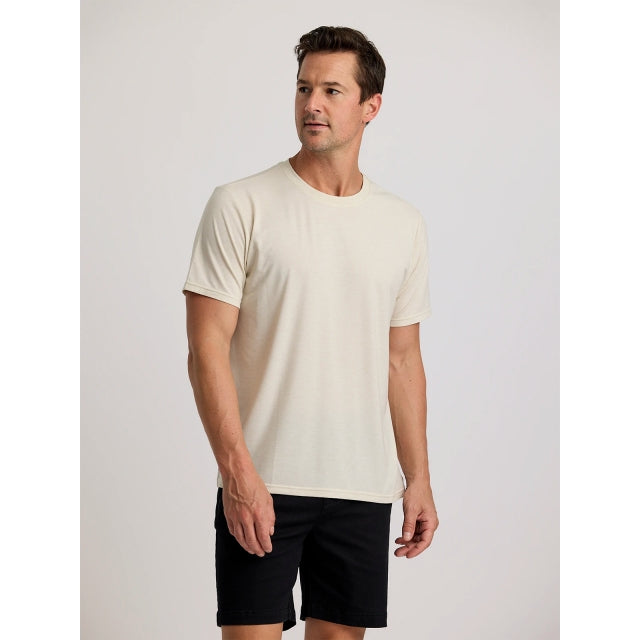 Free Fly Apparel Mens Elevate Lightweight Tee 033 Heather Birch