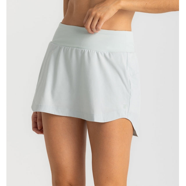 Free Fly Apparel Women&#39;s Bamboo-Lined Active Breeze Skort ky Gray / S