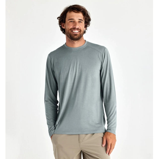 Free Fly Apparel Mens Bamboo Lightweight Long Sleeve 310 Slate
