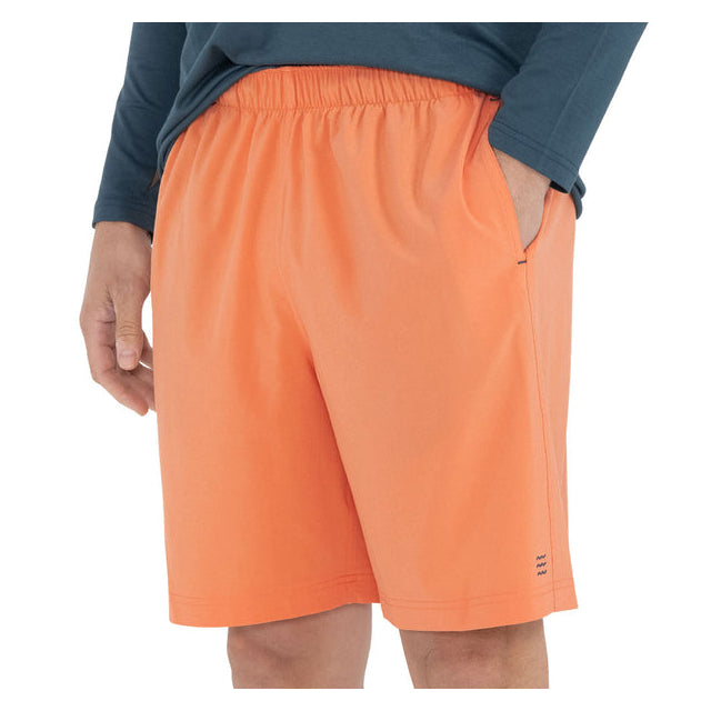 Free Fly Apparel Men&#39;s Breeze Short - 6&quot; 612 Sunrise Orange