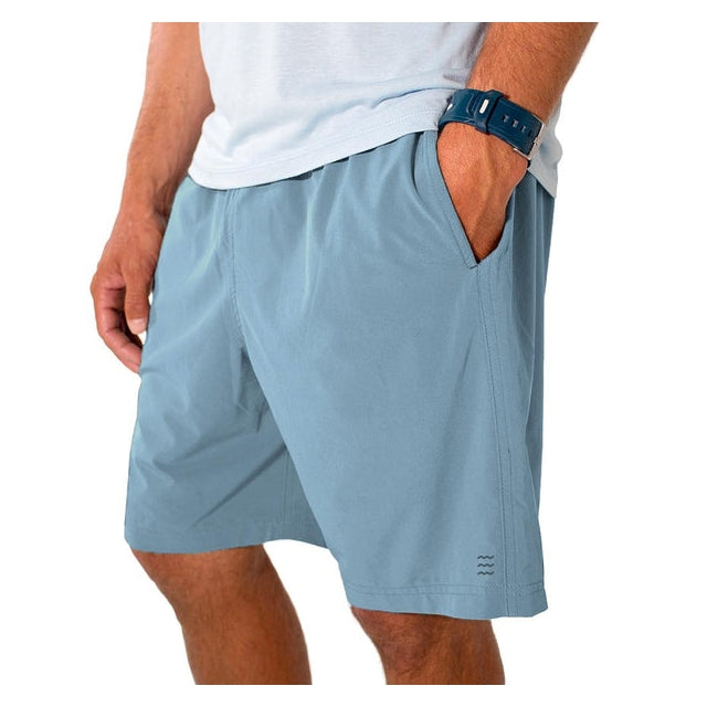 Free Fly Apparel Men&#39;s Breeze Short - 8&quot; 400 Blue Fog