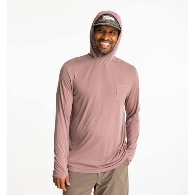 Free Fly Apparel Men&#39;s Bamboo Lightweight Hoodie 636 Fig