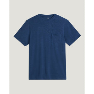 Free Fly Apparel Mens Bamboo Flex Pocket Tee 435 Heather True Navy
