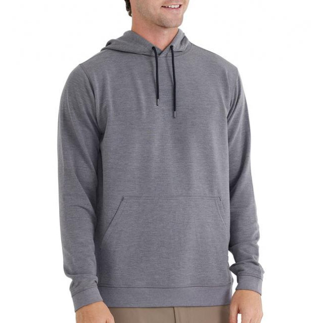 Free Fly Apparel Men&#39;s Bamboo Fleece Pullover Hoody 112 Heather Navy