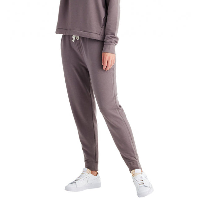 Free Fly Apparel Women&#39;s Bamboo Fleece Jogger 615 Purple Peak