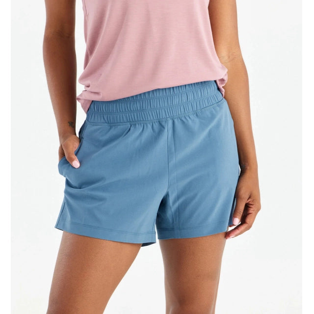 Free Fly Apparel Women&#39;s Pull-On Breeze Short 421 Pacific Blue