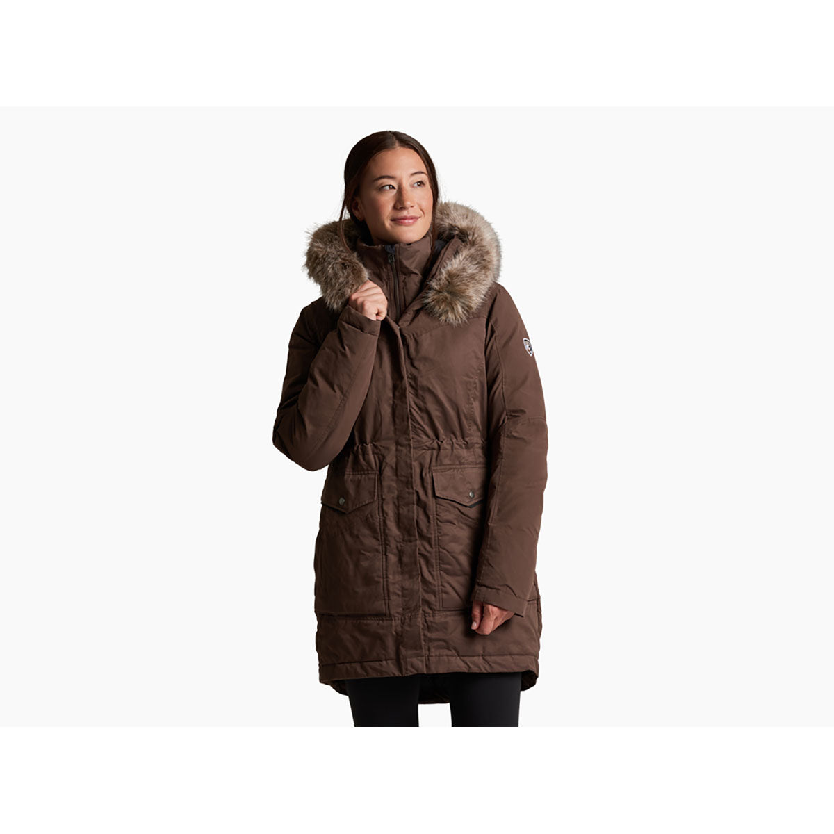 Kuhl Womens Ukon Down Parka Coffee
