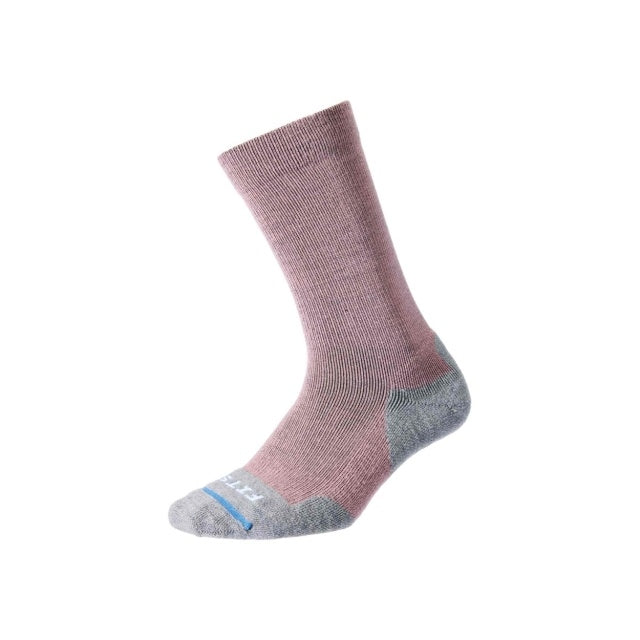 Fits Medium Hiker Striped Crew Socks 510 Woodrose