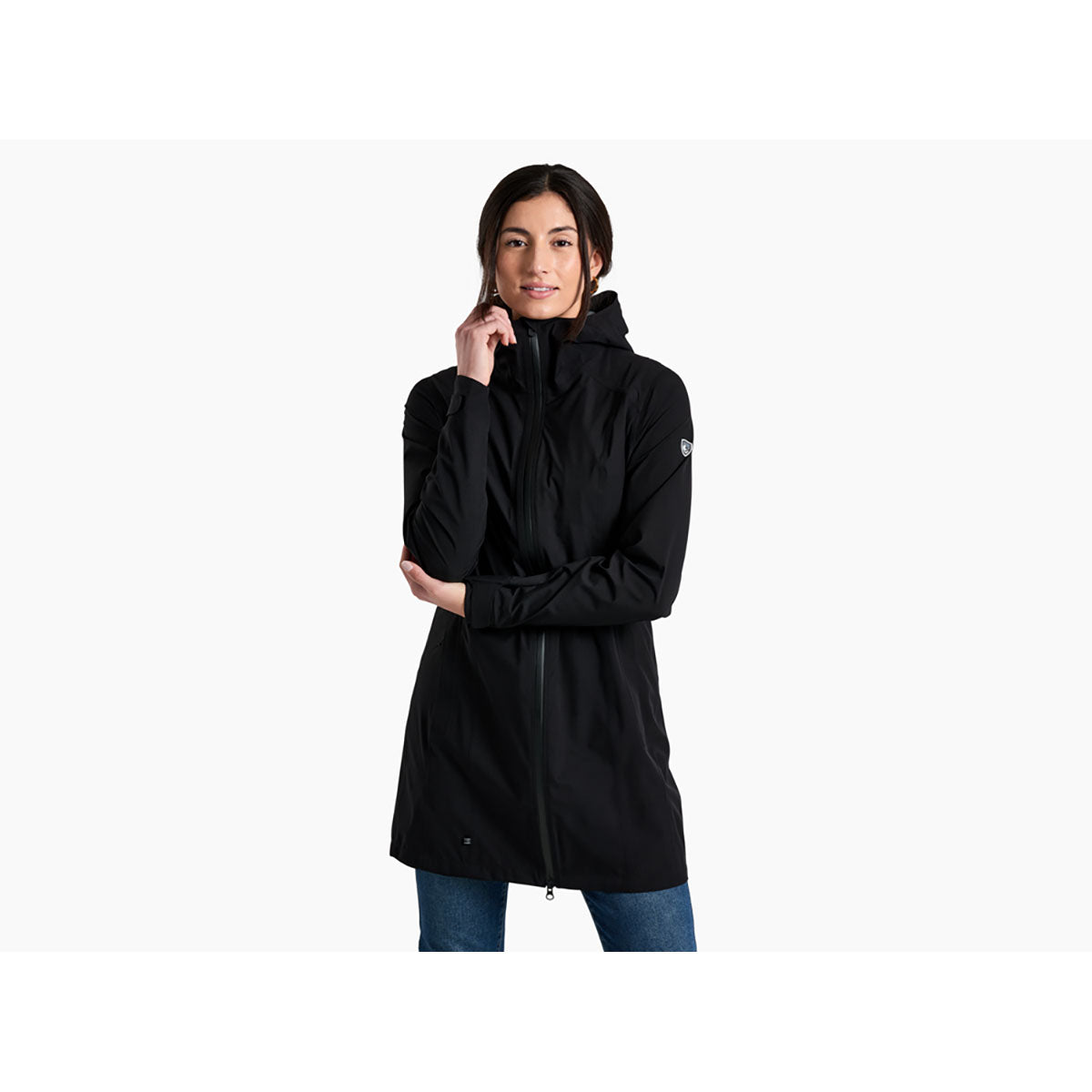 Kuhl Womens Stretch Voyagr Trench Blackout