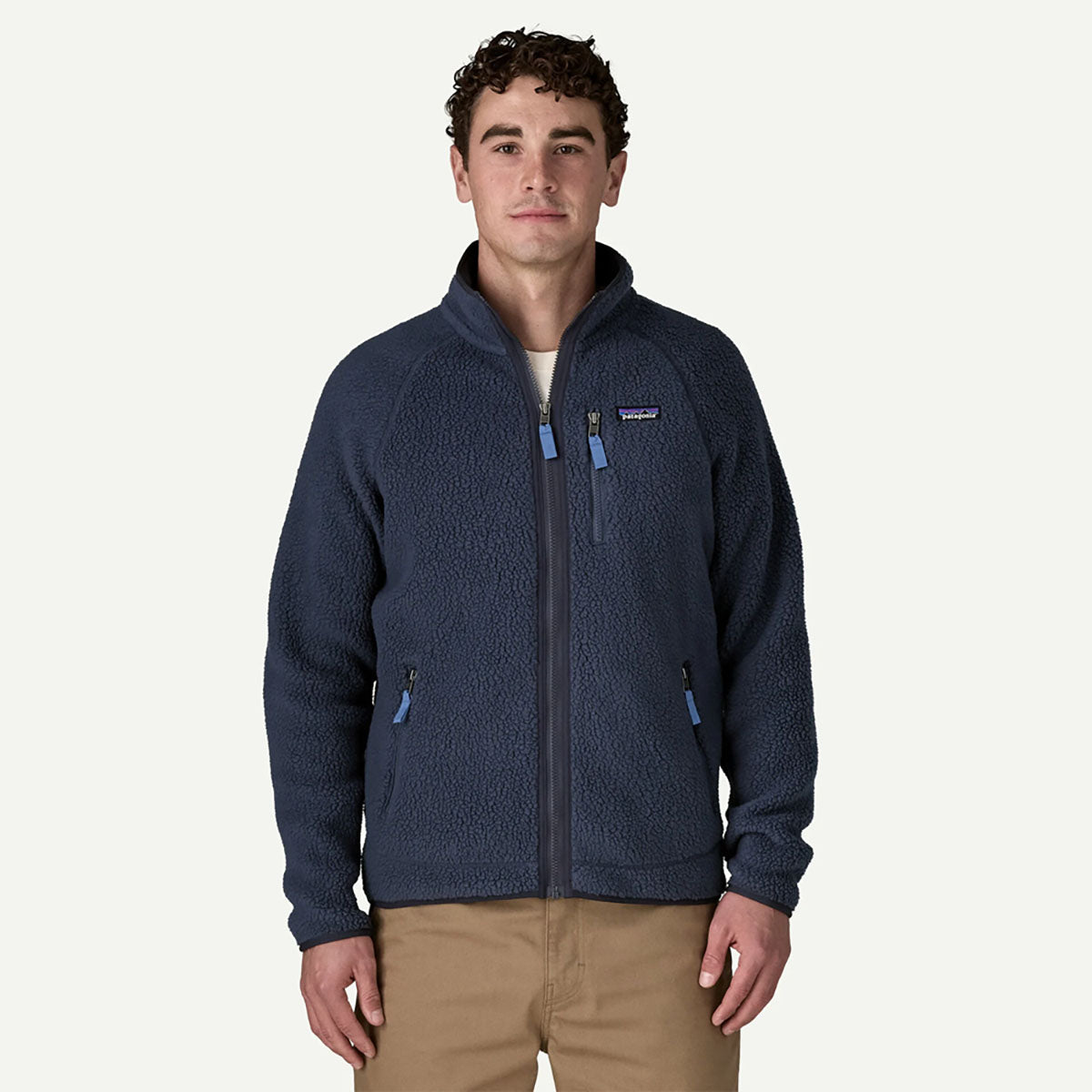 Patagonia Mens Retro Pile Jacket New Navy w/Sunken Blue